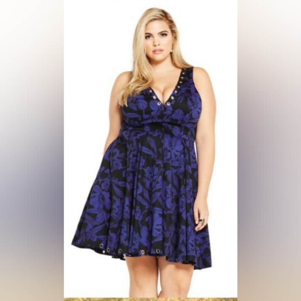 NWOT Torrid size 24 fit and flare dress from Empire Collection